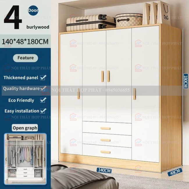 Tủ  Áo Cao Cấp TAG019